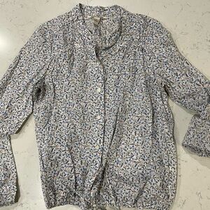 Lucky Brand Floral Blouse